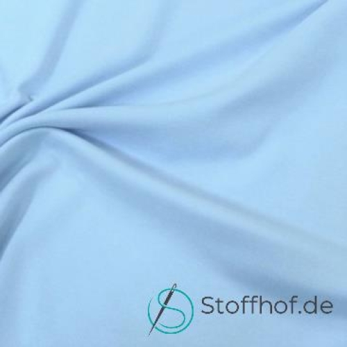 Single Jersey Schlauchware Hellblau